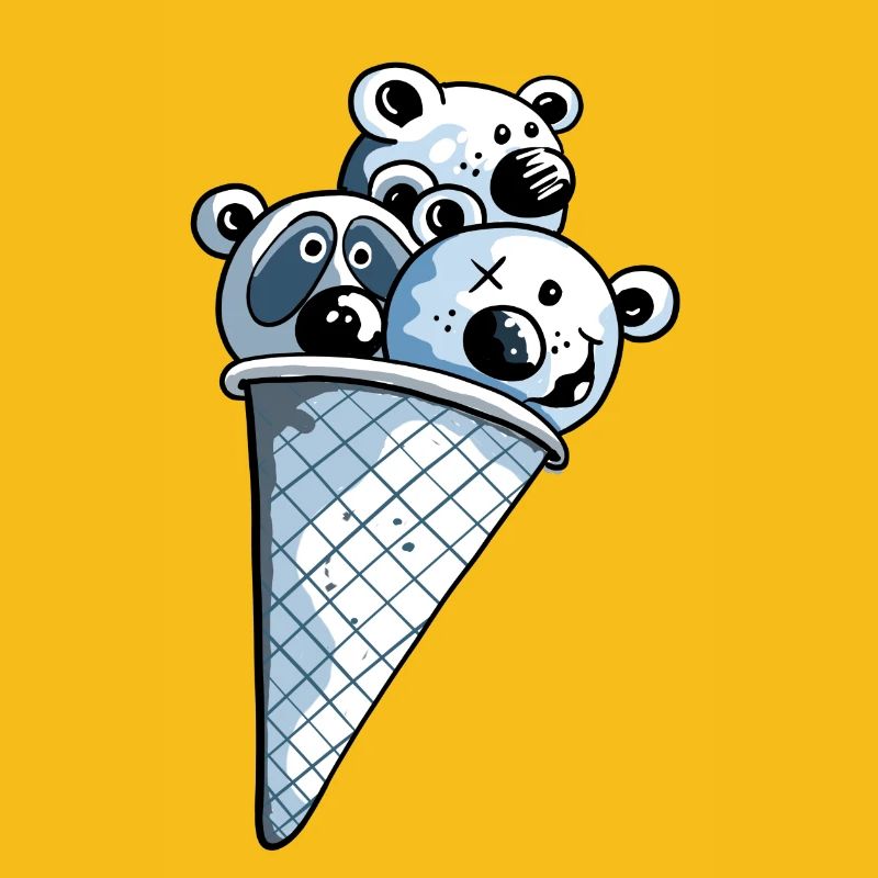 Ours à la crème glacée - Cadeau