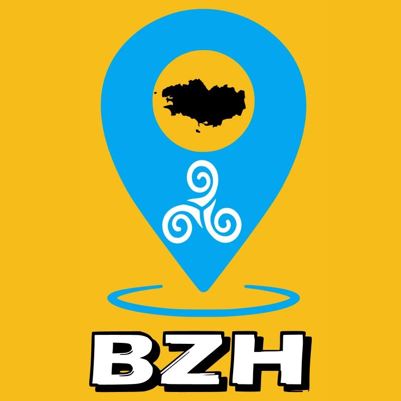 Triskel Breizh Blau