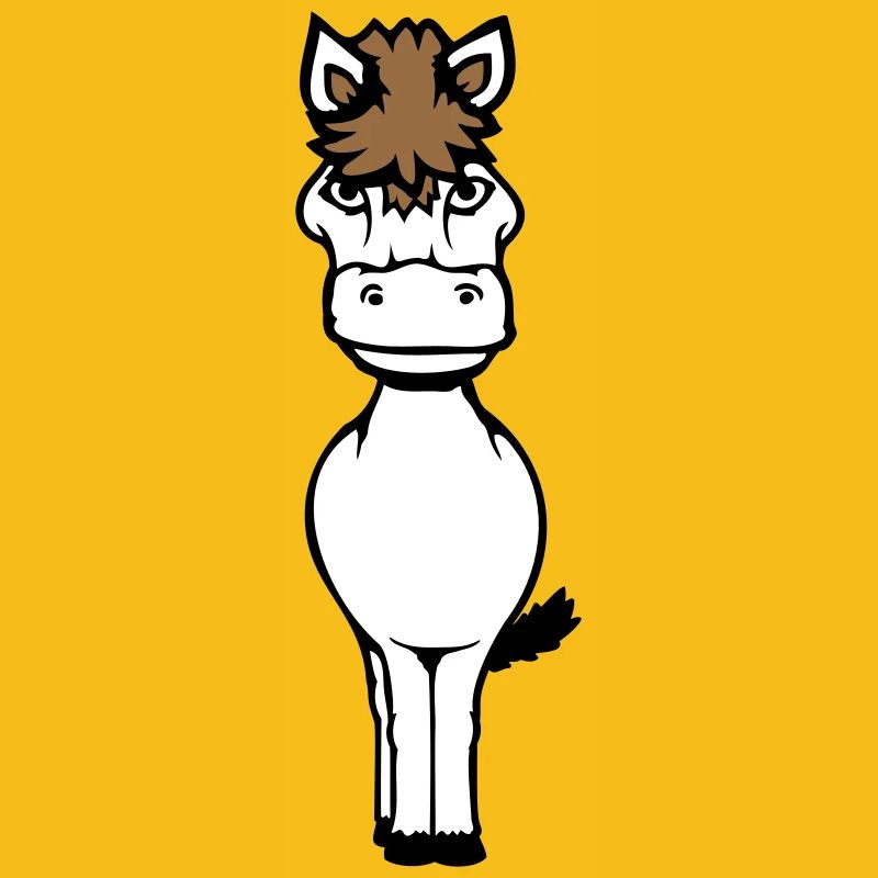 Pferd Süß Pony Fohlen Pferdemädchen Niedlich Comic