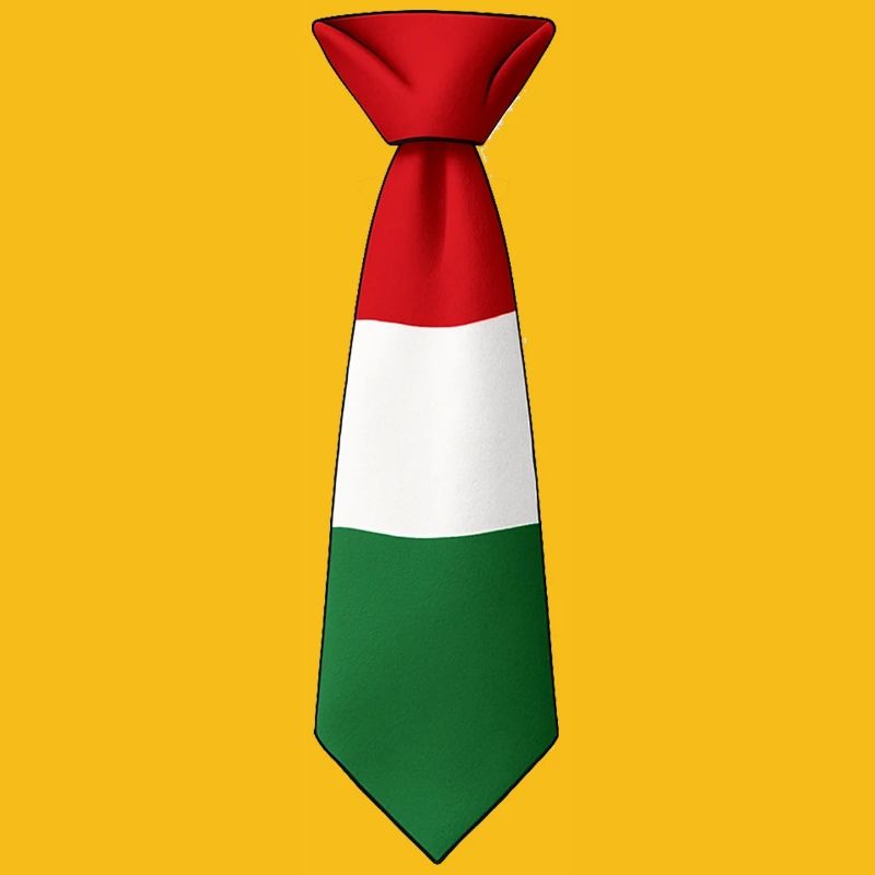 Drapeau hongrois à cravate