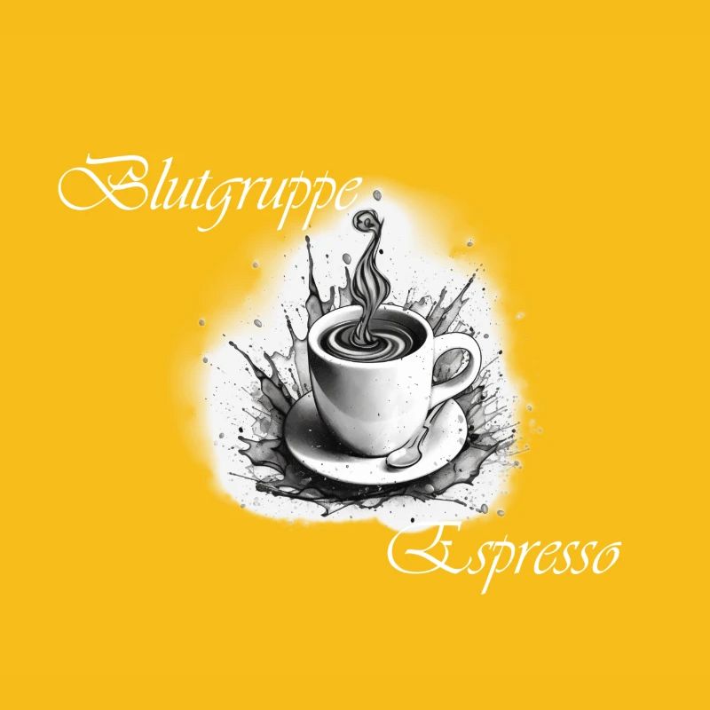 Blutgruppe espresso 2 weiß