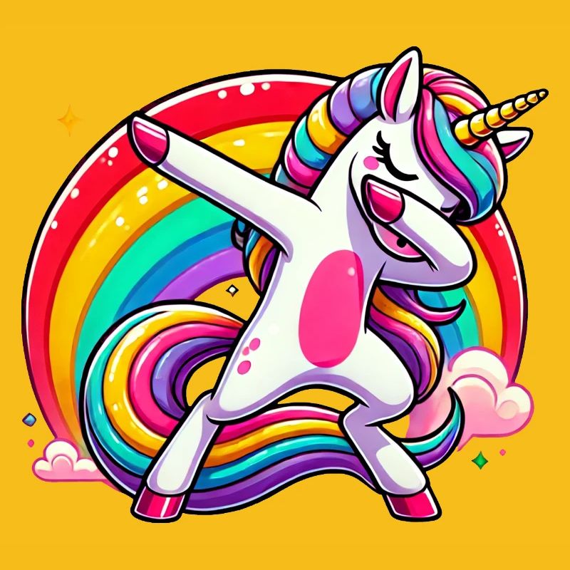 Dab Einhorn Dabbing Einhörner Unicorn Mädchen