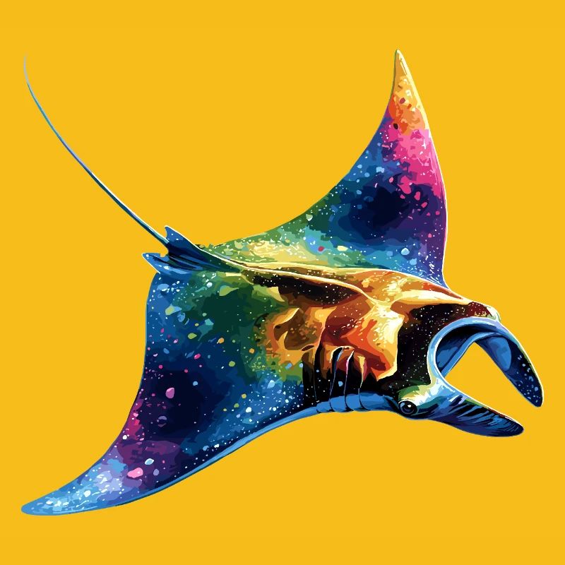 Manta Rochen Teufelsrochen Stachelrochen Taucher