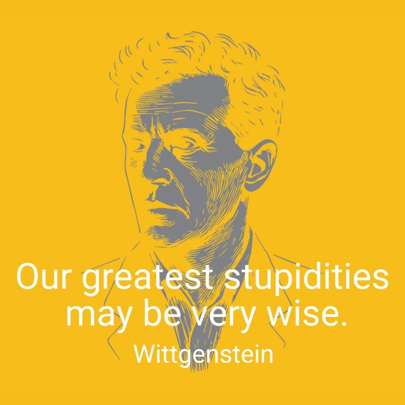 Citation de la Sagesse de Wittgenstein Tee
