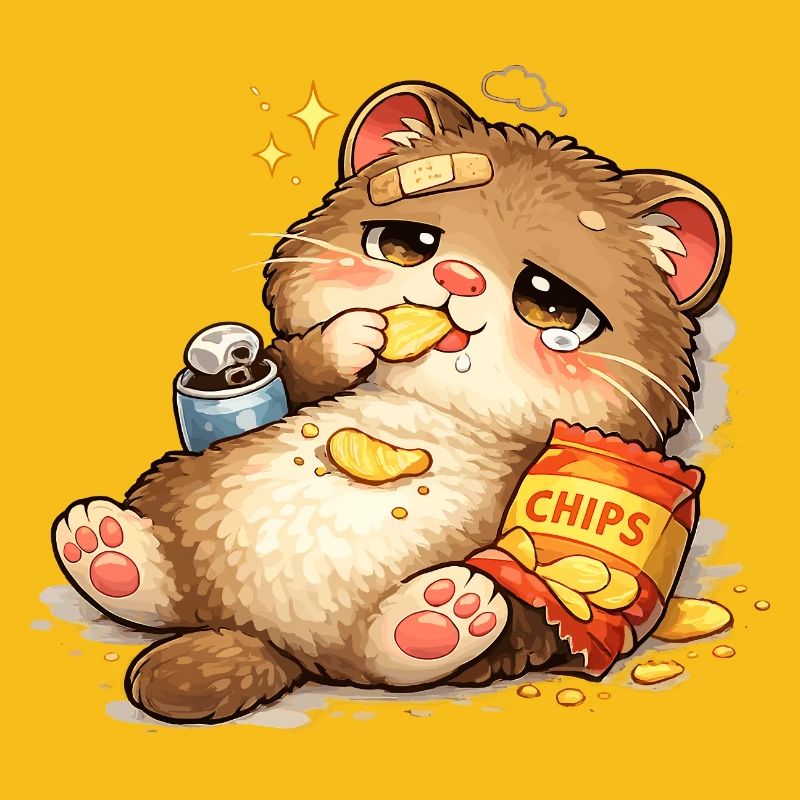Cookie-loving cat