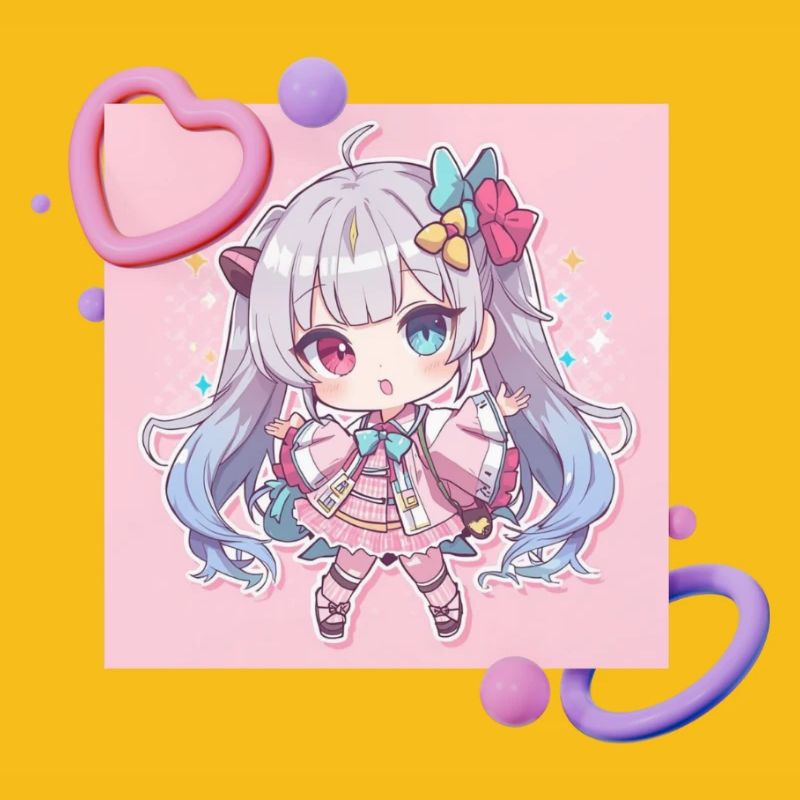 Pastel Chibi Heart Accent