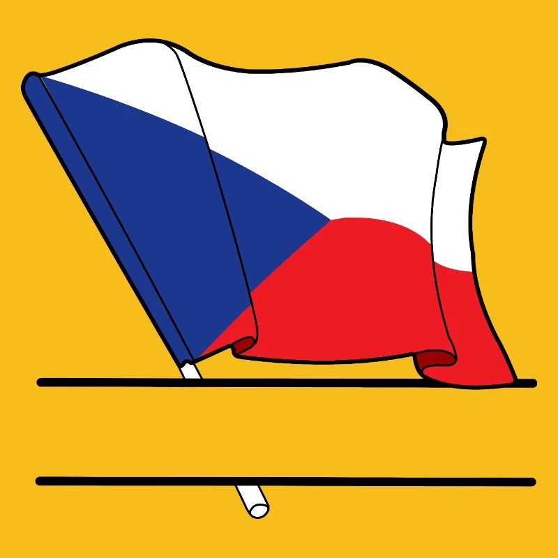RÉPUBLIQUE TCHÈQUE – Drapeau personnalisé