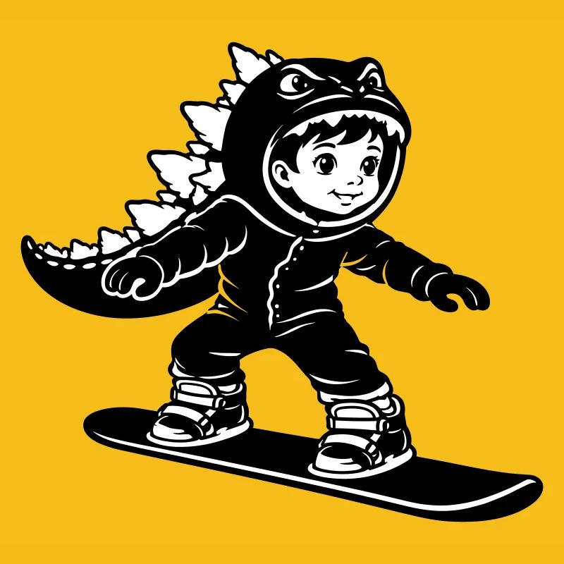 Snowboard Dragon Boy