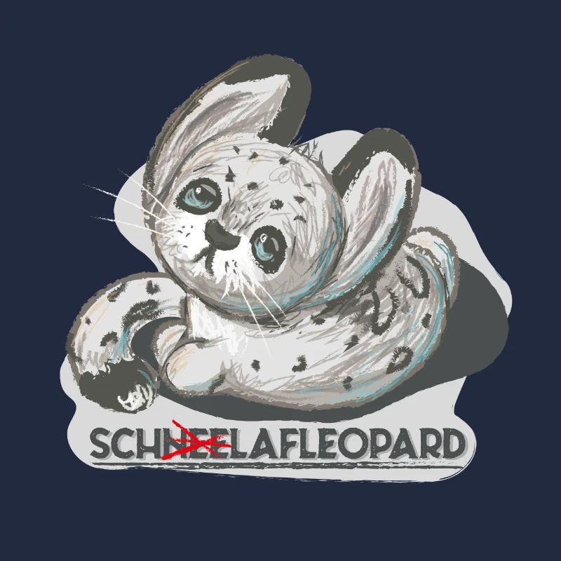 Schlafmütze Krissi, Schneeleopard