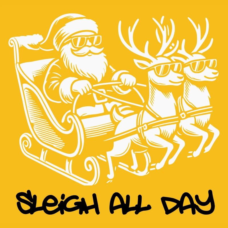 Cooler Santa – Sleigh All Day