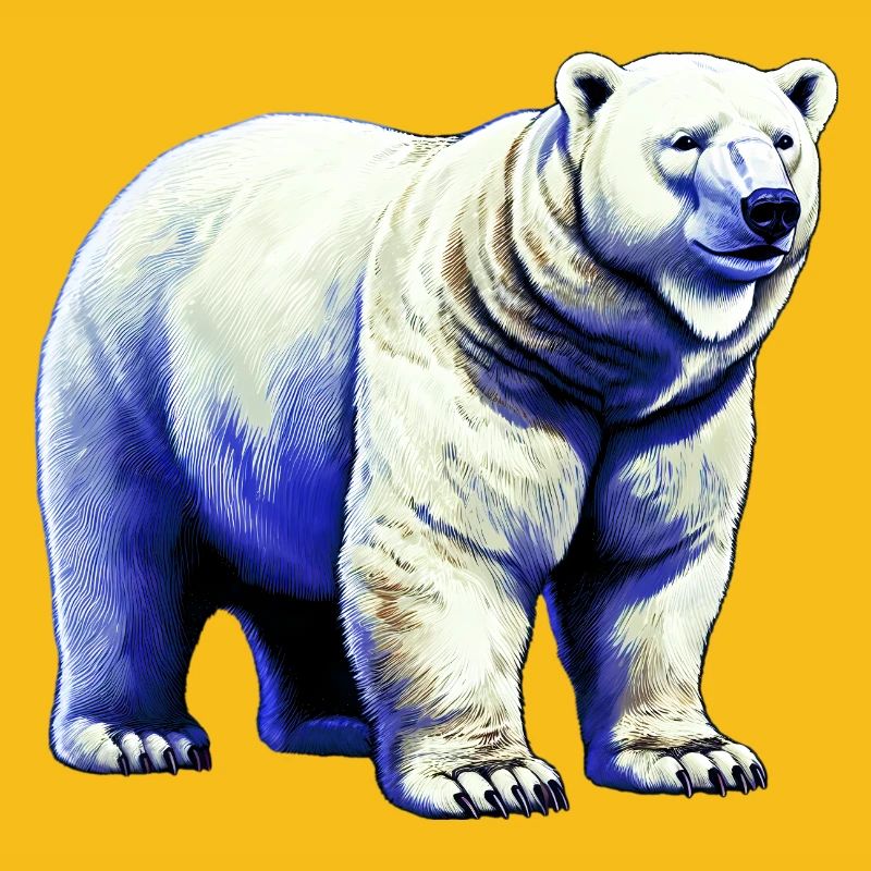 White polar bear