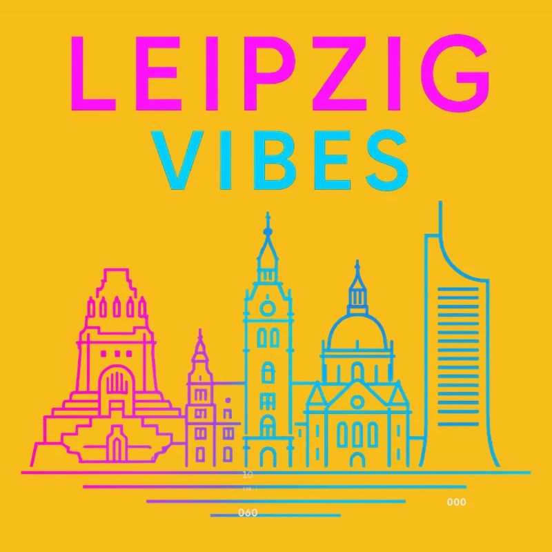 Vibrations néon de Leipzig