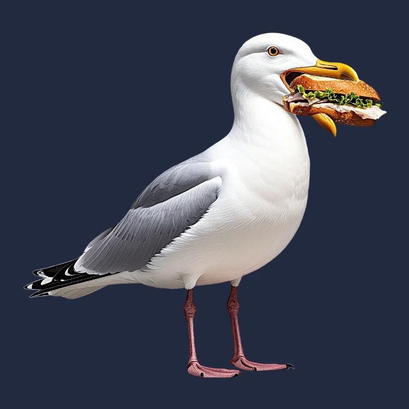 Rouleaux de herrgull avec poisson