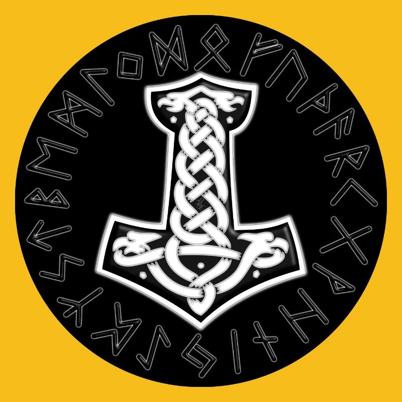 Mjölnir Celtique Nœud Runique