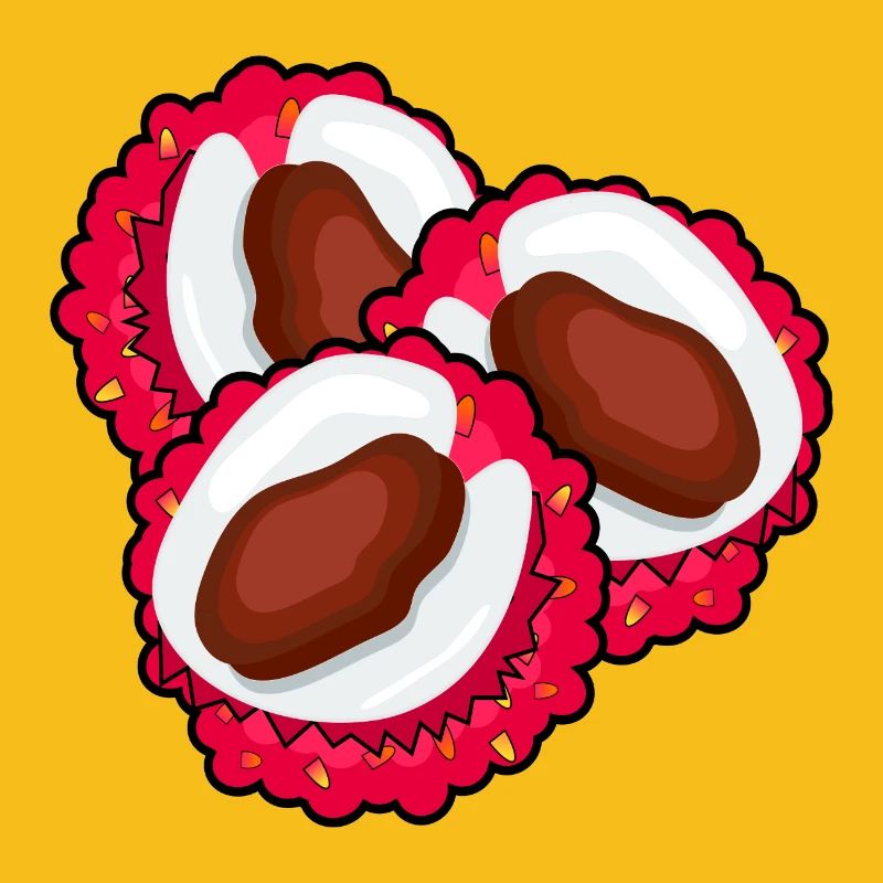 LYCHEE LITSCHI FRÜCHTE - OBST ESSEN