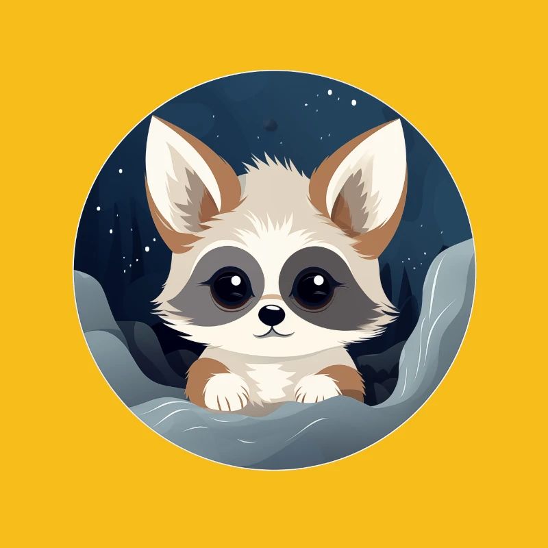Renard nocturne de l’espace