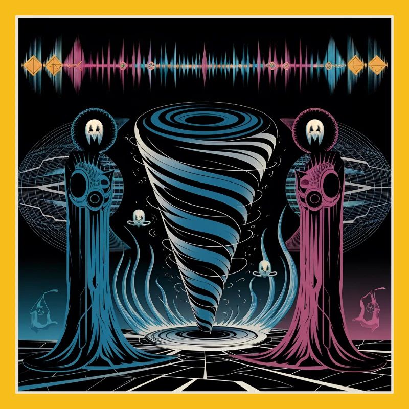 Futuristic Mystical Spiral Duo