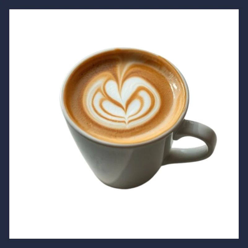 Latte Herzkunst Becherdesign