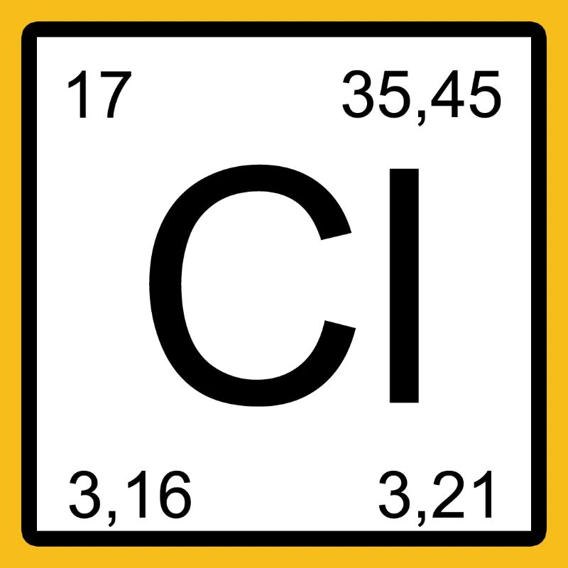 Conception d’élément carré de chlore
