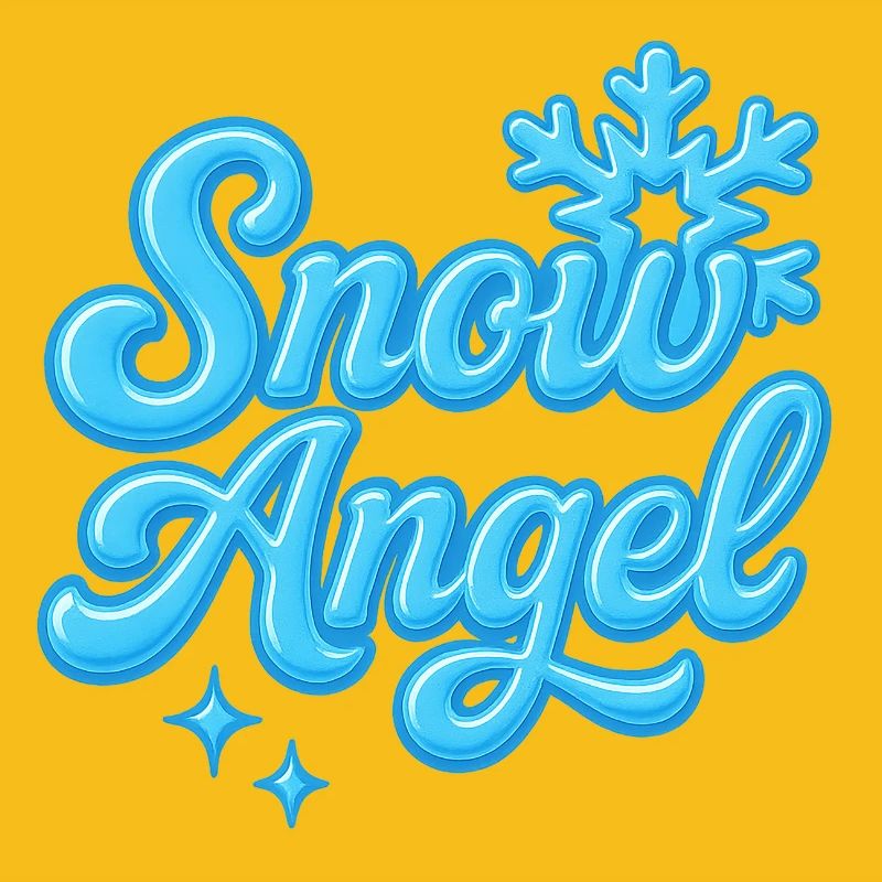 snow angle / y2k statement design 