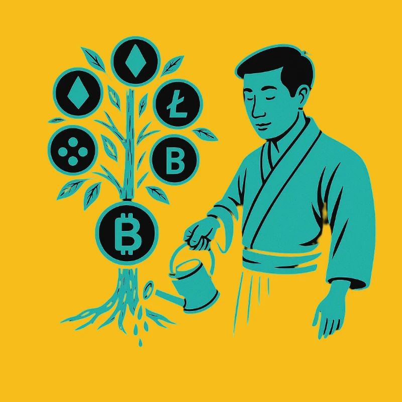 Satoshi-Baum Wurzeln der Krypto-Revolution Bitcoin