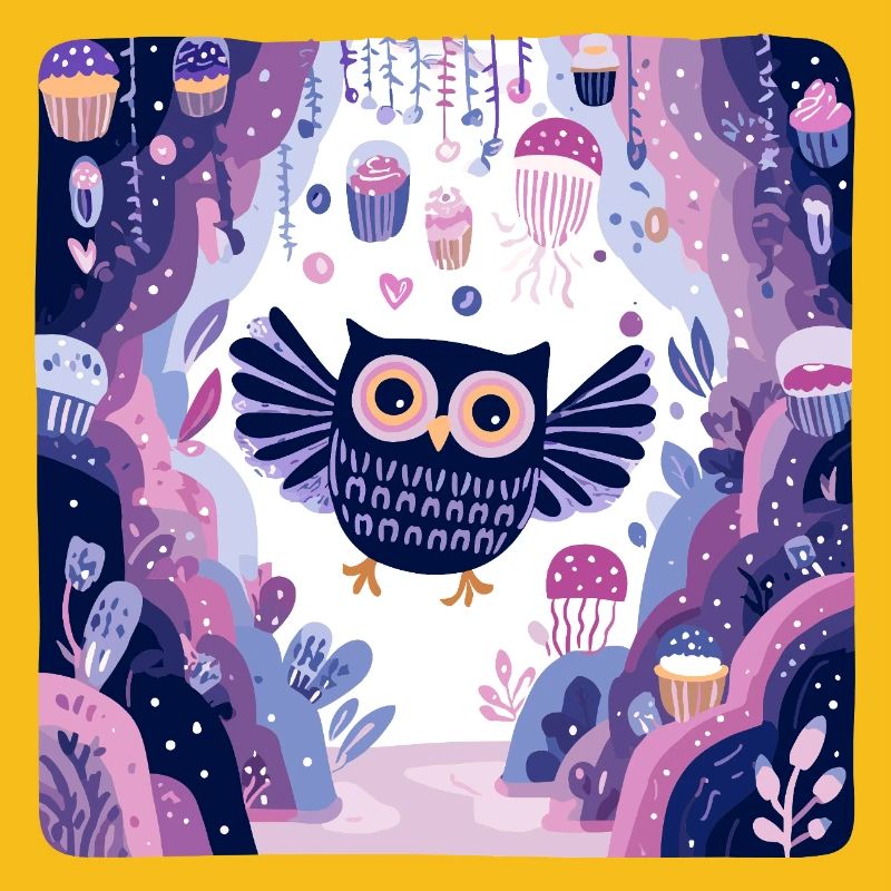 Night Forest Owl Magic