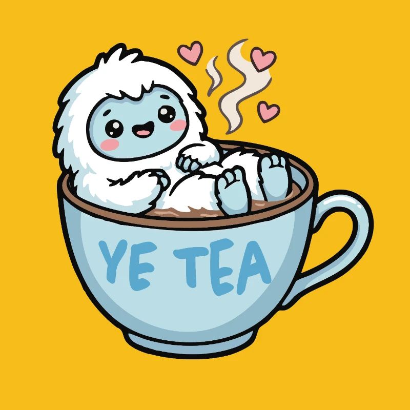 Yeti im Teebecher