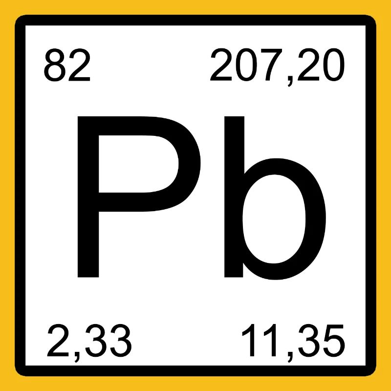 Symbole Pb Signe de Période