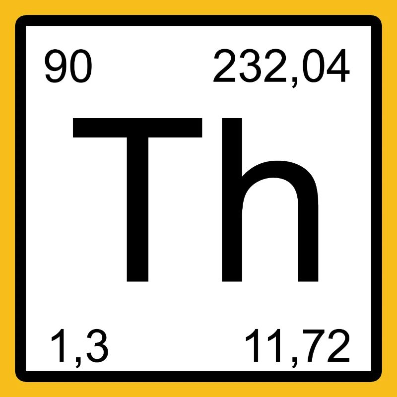 Illustration de l’icône de l’élément de thorium