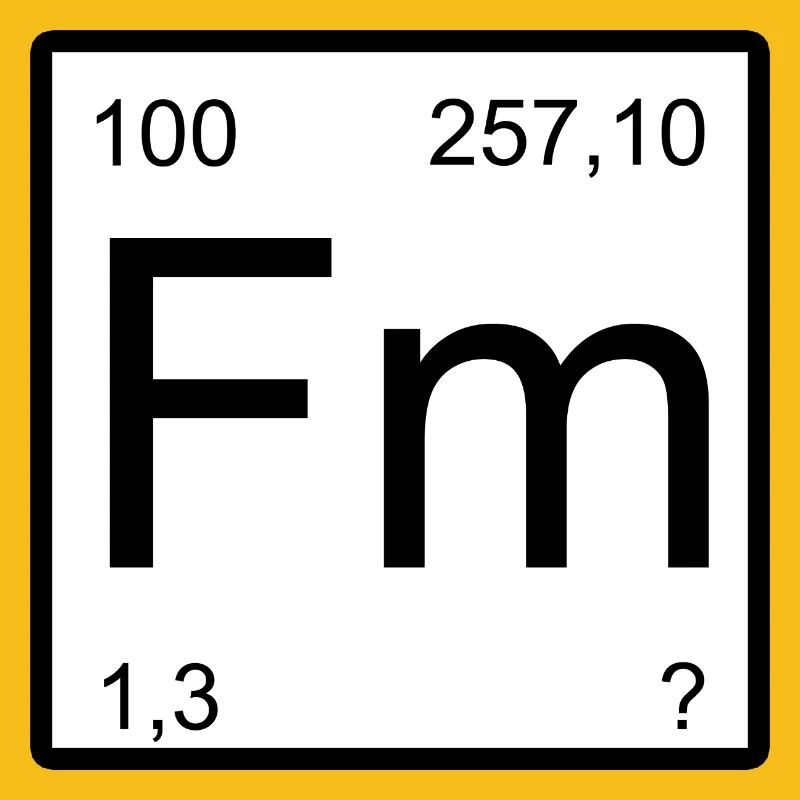 Fermium Period Table Design