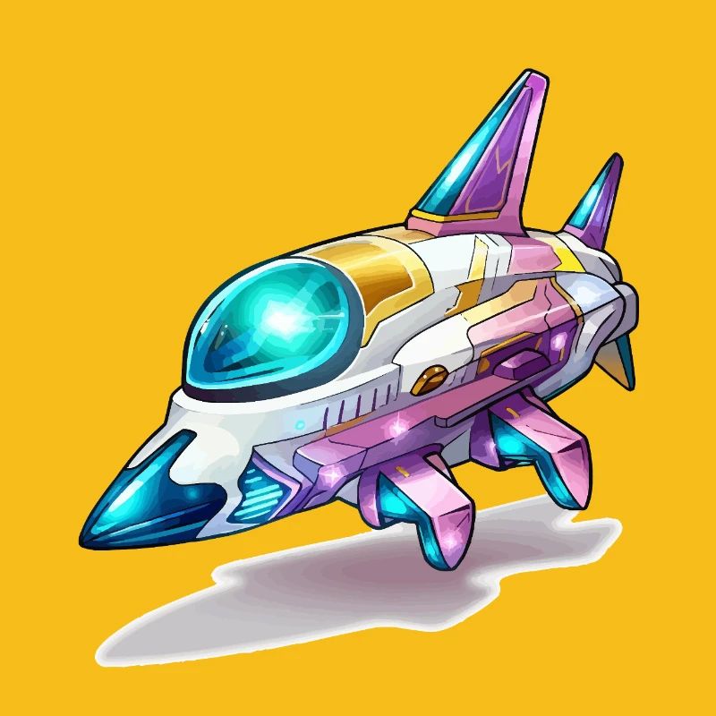 Comet Flight Spacefighter Neon