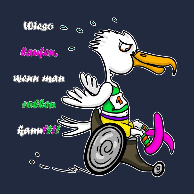 Marathon Möwe – Rennrolli Edition