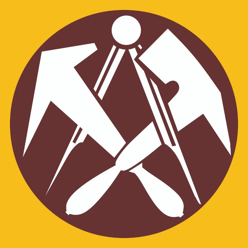 51164_Dachdecker, emblème de guilde, armoiries professionnelles