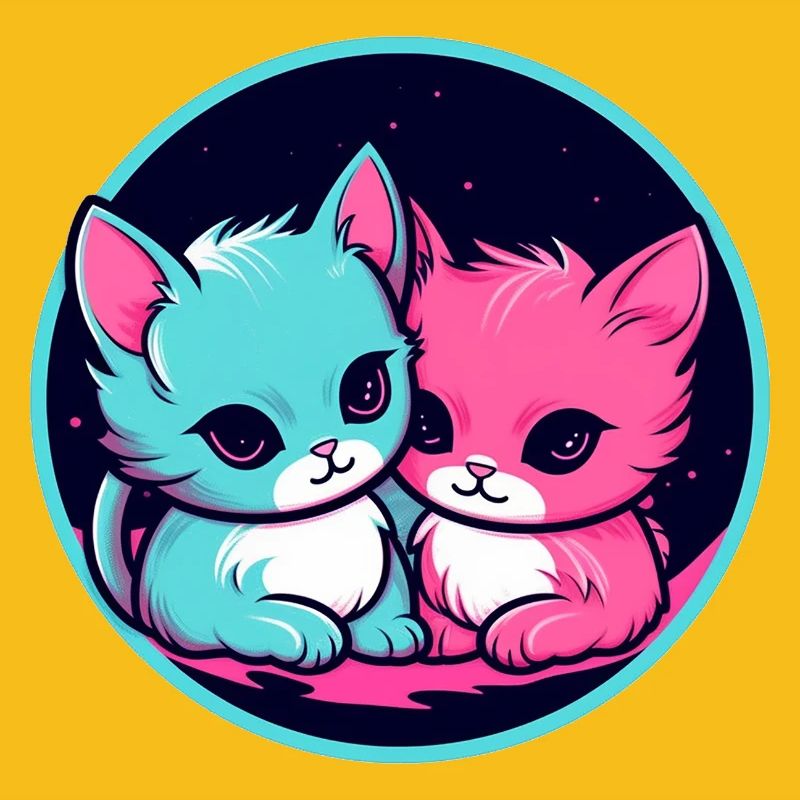 Kitten Duo Neon