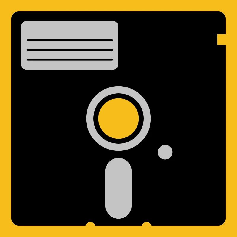 retro floppy disk