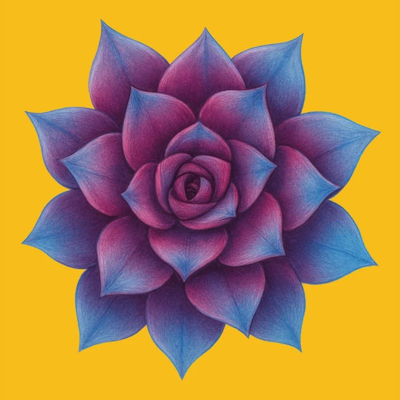 Azure Rosette Blossom