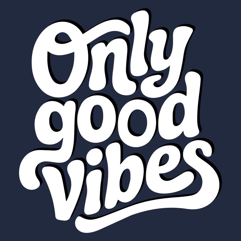 Conception de lettrage à la main Positive Vibes