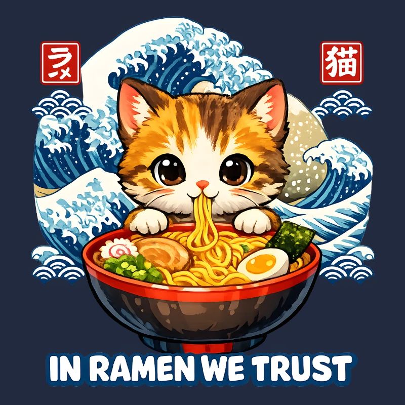 In Ramen We Trust Cat