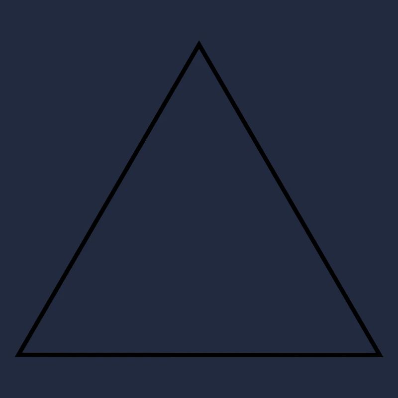 Triangle / / isocèle équilatéral / / cadre