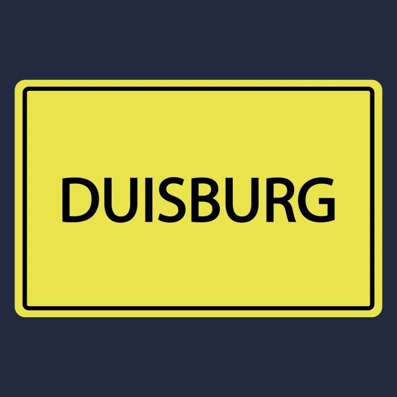 City sign Duisburg
