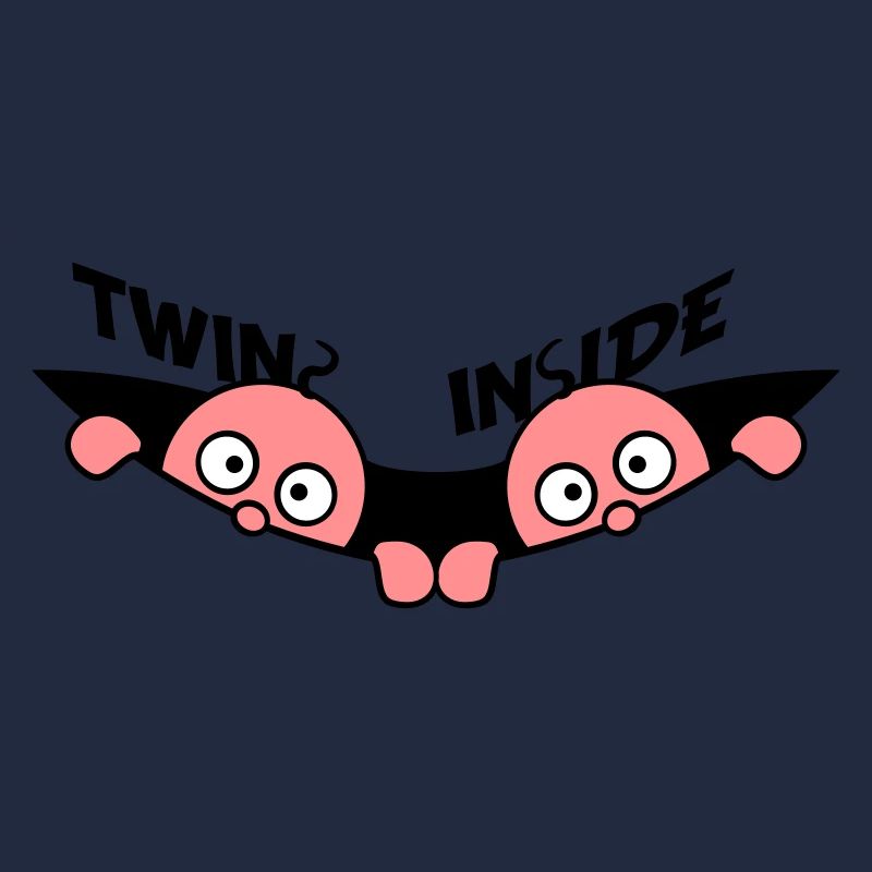 Twins Inside Zwillinge 2 Babys Schwanger Bauch