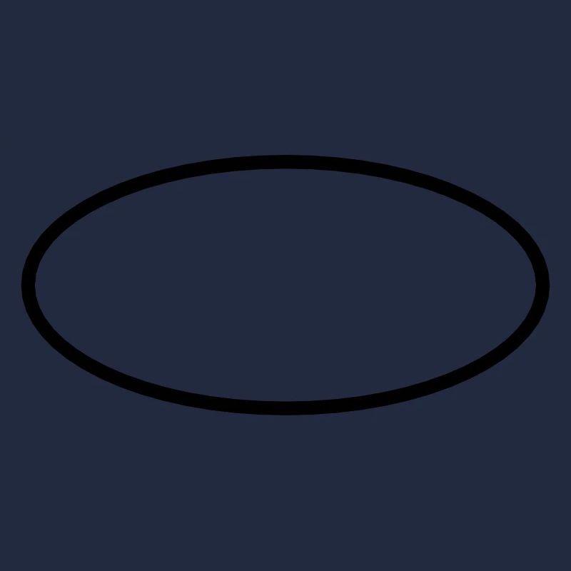 Mathematik Symbol - Ellipse