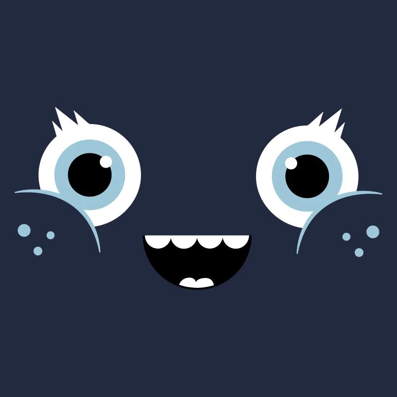 Funny & Cute Kawaii Comic Face / Smiley