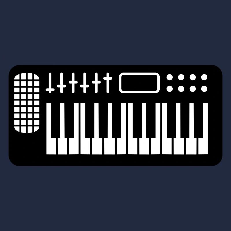 Synthesizer Keyboard Loud Techno DJ Music Party