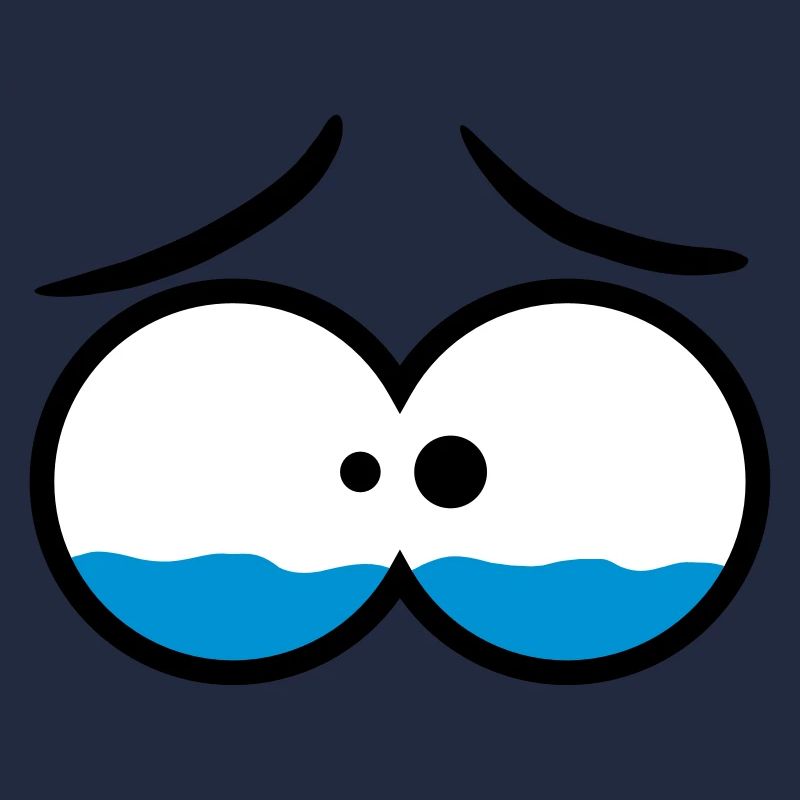Sad Crying Comic Eyes