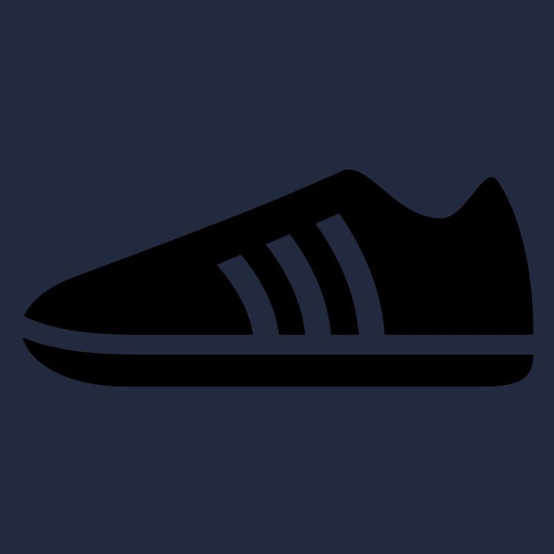 Une chaussure de sport bleu