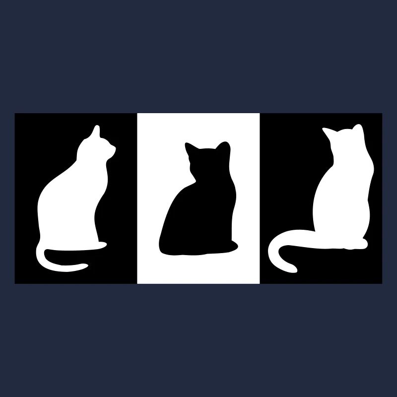 DZ0004 Cat Tile Cat Statue