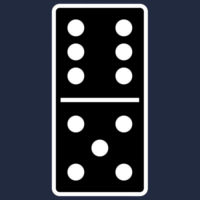 DOMINO STONE 6: 5 - VARIABLE COLOR - VECTOR DESIGN!