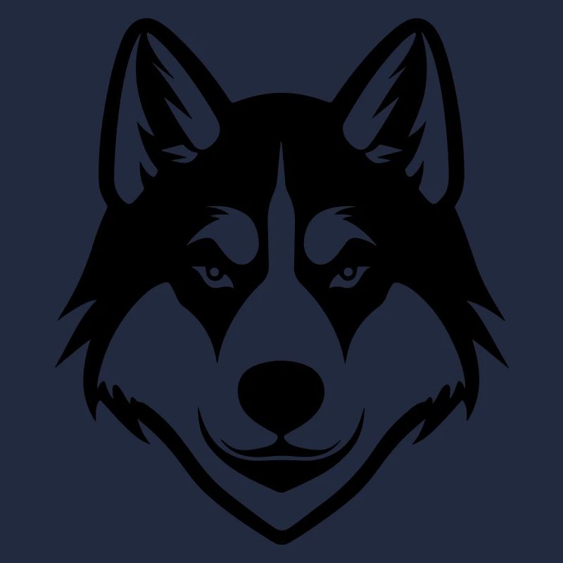 Tête de chien Husky
