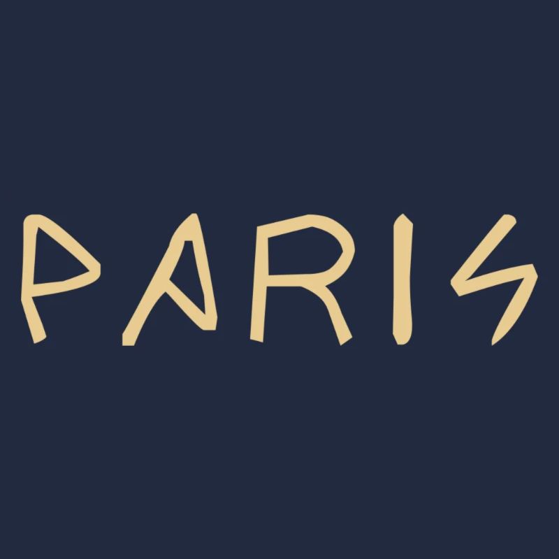 Paris Schriftzug Geschenk Geschenkidee